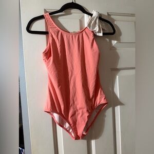 The Beaufort Bonnet Company girls sz 14 Coral One-Piece Swimsuit